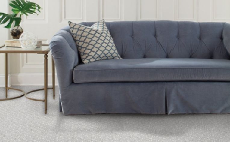 living room carpet blue sofa